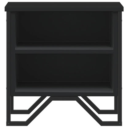 Bedside Cabinet Black 2 pcs 40x30x40 cm Engineered Wood