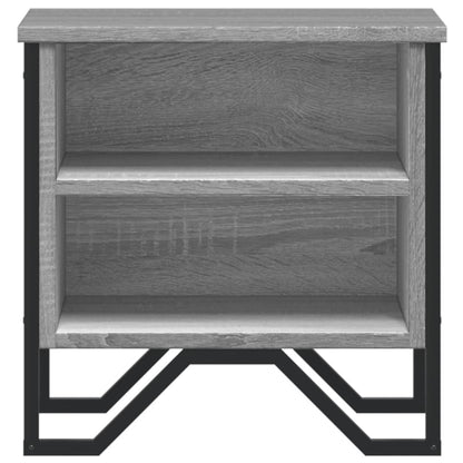 Bedside Cabinet Grey Sonoma 40x30x40 cm Engineered Wood