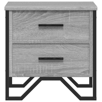 Bedside Cabinets 2 pcs Grey Sonoma 40x41x40 cm Engineered Wood