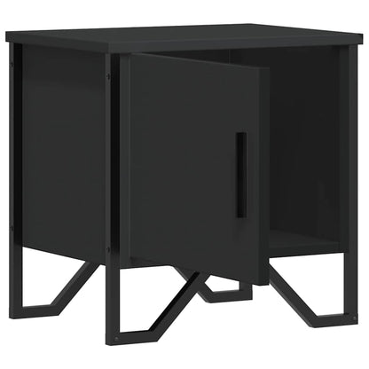 Bedside Cabinet Black 40x30x40 cm Engineered Wood