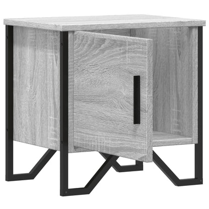 Bedside Cabinets 2 pcs Grey Sonoma 40x30x40 cm Engineered Wood