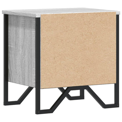 Bedside Cabinets 2 pcs Grey Sonoma 40x30x40 cm Engineered Wood
