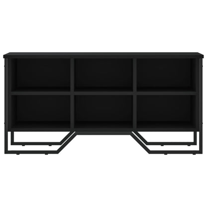 Shoe Cabinet Black 90x38x45.5 cm Engineered Wood