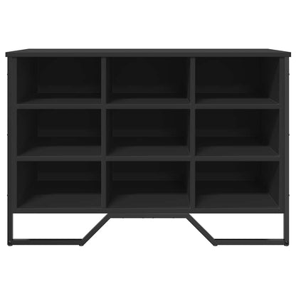 Shoe Cabinet Black 90x38x61.5 cm Engineered Wood