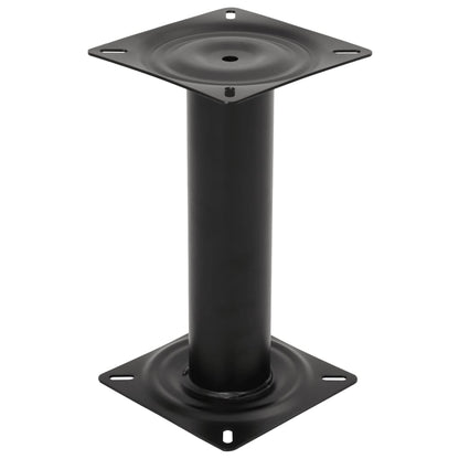 Boat Seat Pedestal Black 33 cm Steel