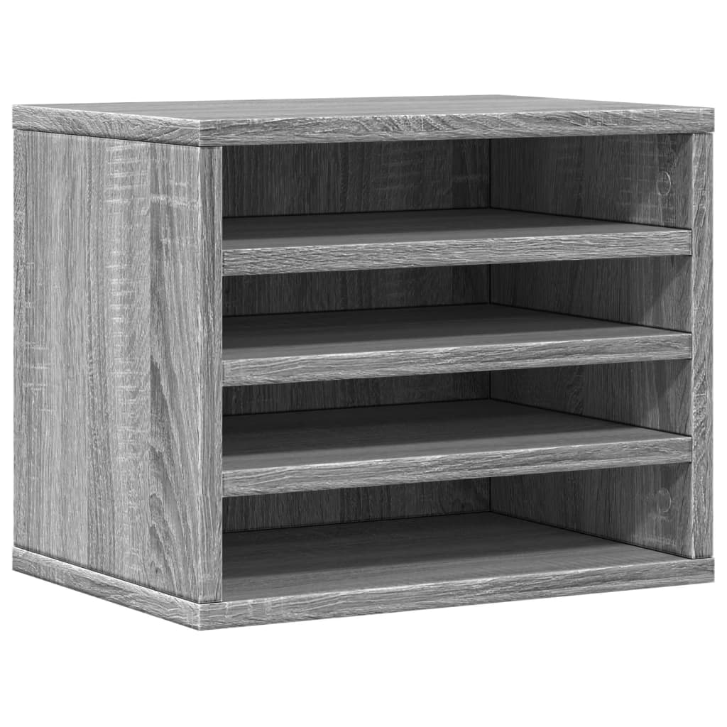 Desk Organiser Grey Sonoma 36x26x29.5 cm Engineered wood