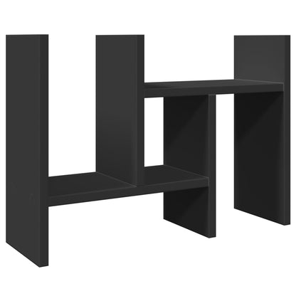 Desk Organiser Black 34.5x15.5x35.5 cm Engineered wood
