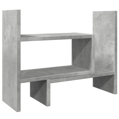 Desk Organiser Concrete Grey 38.5x17x39 cm Engineered wood