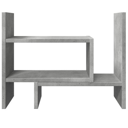 Desk Organiser Concrete Grey 38.5x17x39 cm Engineered wood