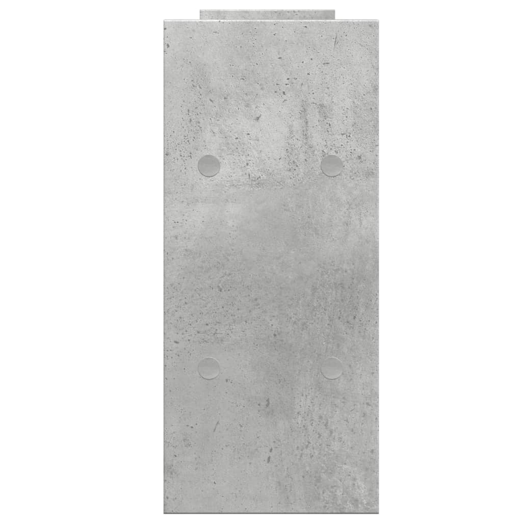Desk Organiser Concrete Grey 38.5x17x39 cm Engineered wood