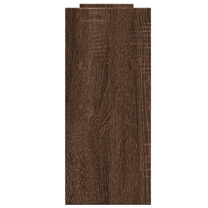 Desk Organiser Brown Oak 38.5x17x39 cm Engineered wood
