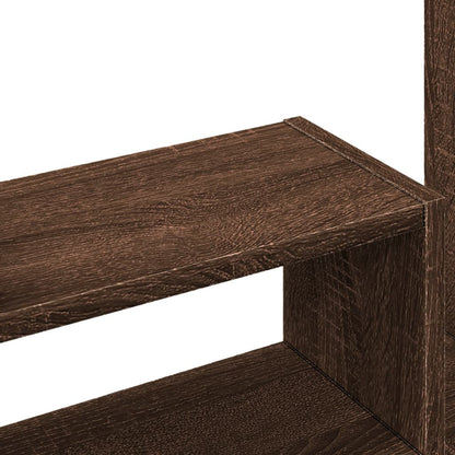 Desk Organiser Brown Oak 38.5x17x39 cm Engineered wood