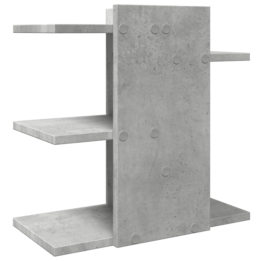 Desk Organiser Concrete Grey 42x21.5x42 cm Engineered wood