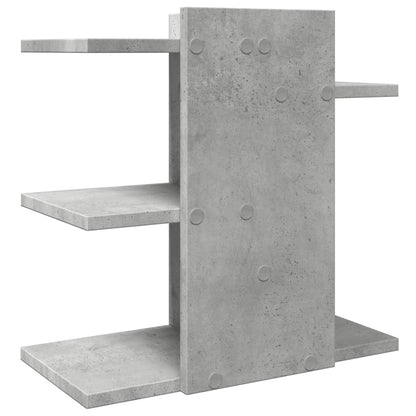 Desk Organiser Concrete Grey 42x21.5x42 cm Engineered wood