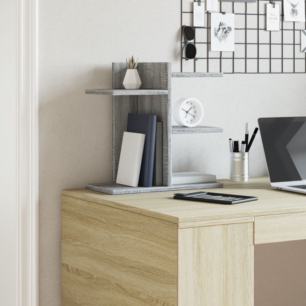 Desk Organiser Grey Sonoma 42x21.5x42 cm Engineered wood
