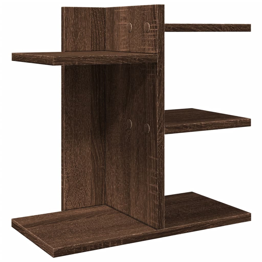 Desk Organiser Brown Oak 42x21.5x42 cm Engineered wood