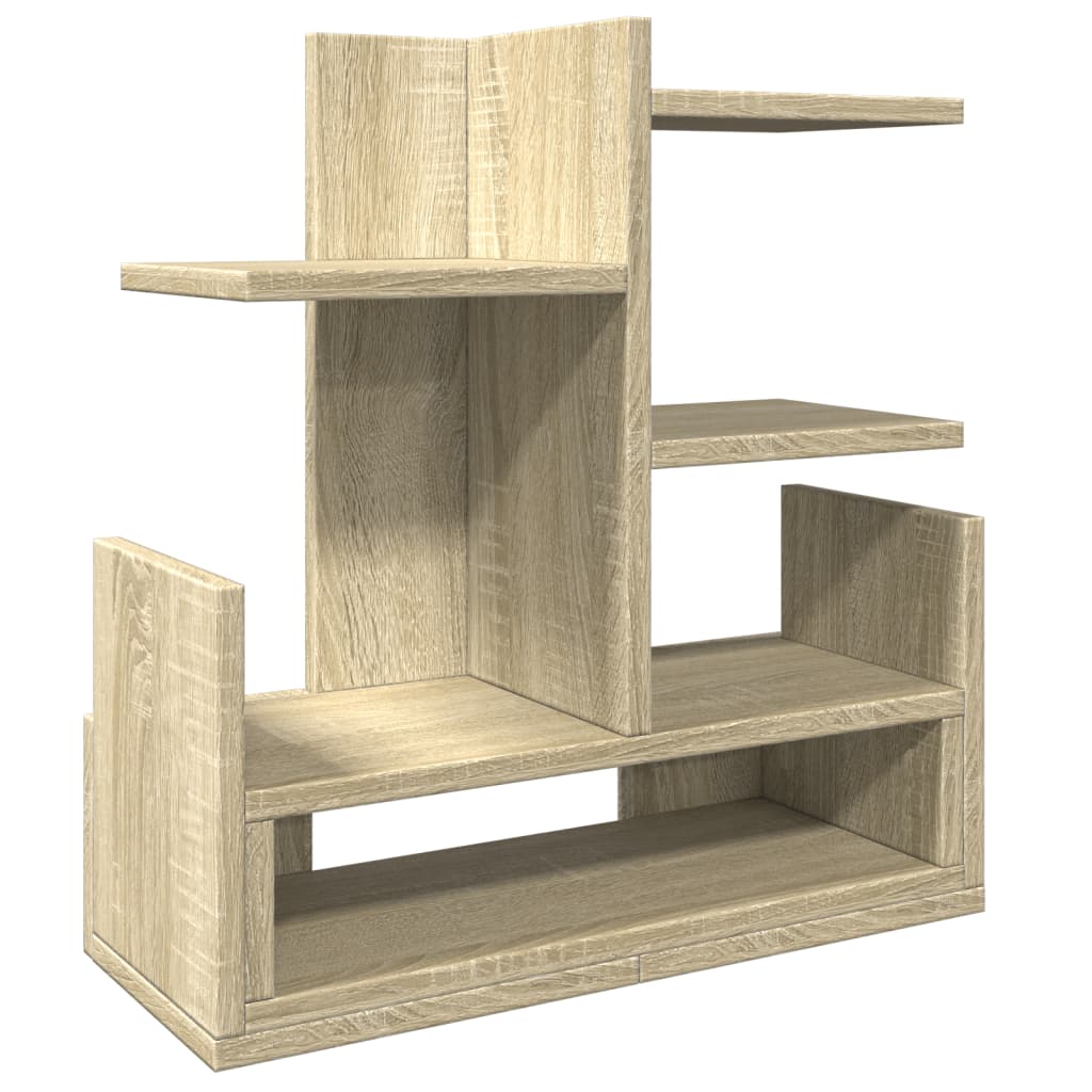 Desk Organiser Sonoma Oak 49x20x52.5 cm Engineered wood