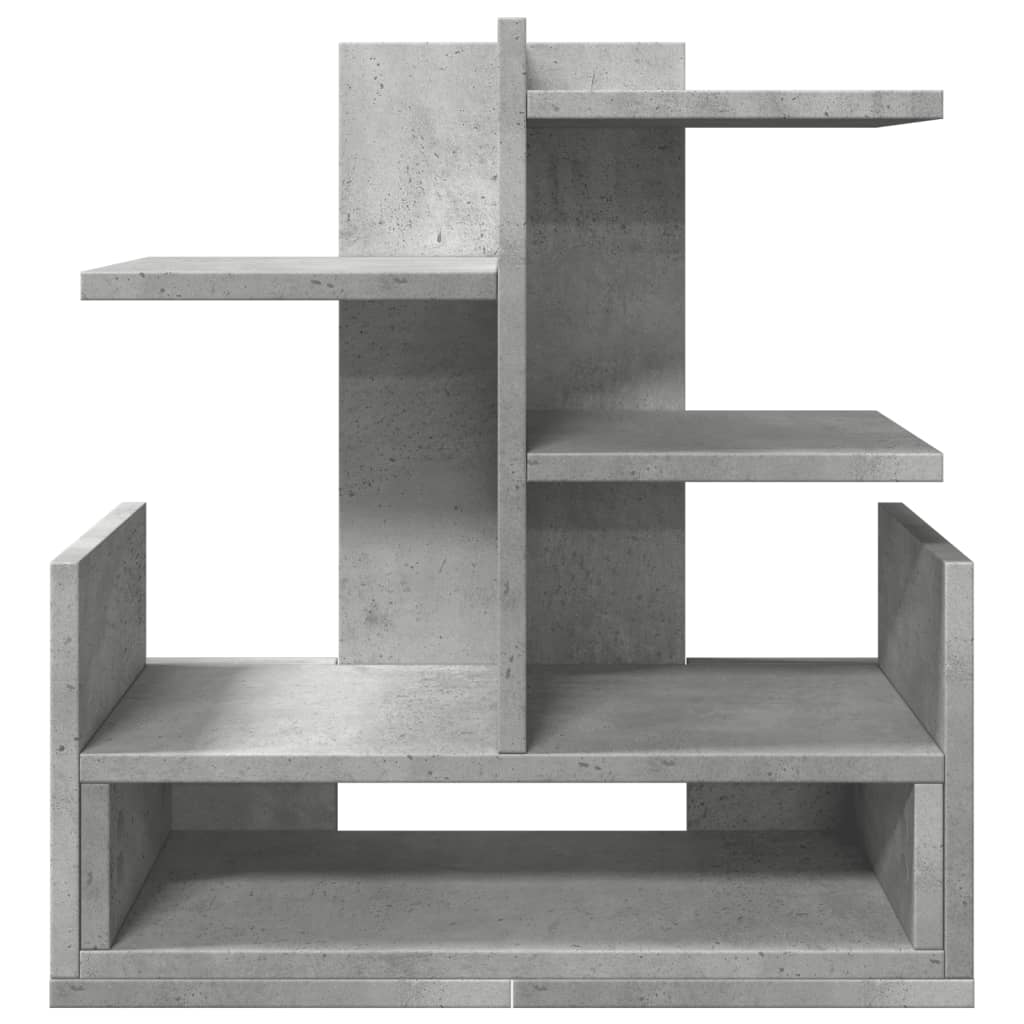 Desk Organiser Concrete Grey 49x20x52.5 cm Engineered wood