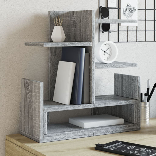 Desk Organiser Grey Sonoma 49x20x52.5 cm Engineered wood