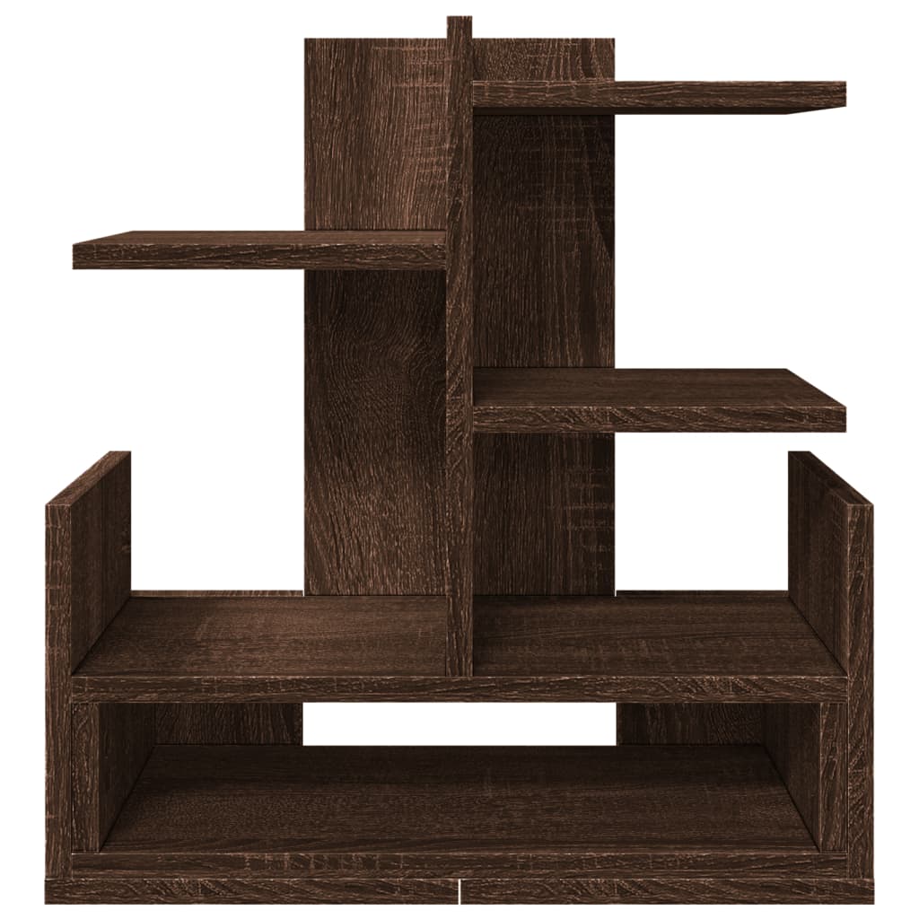 Desk Organiser Brown Oak 49x20x52.5 cm Engineered wood