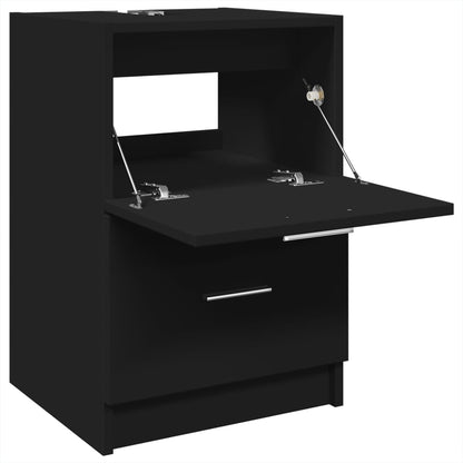 Sink Cabinet Black 40x37x59 cm Engineered Wood