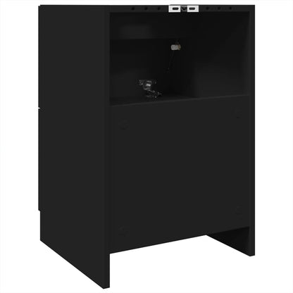 Sink Cabinet Black 40x37x59 cm Engineered Wood