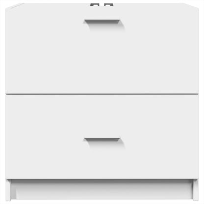 Sink Cabinet White 59x37x59 cm Engineered Wood