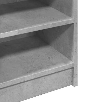 Sink Cabinet Concrete Grey 90x29x55 cm Engineered Wood