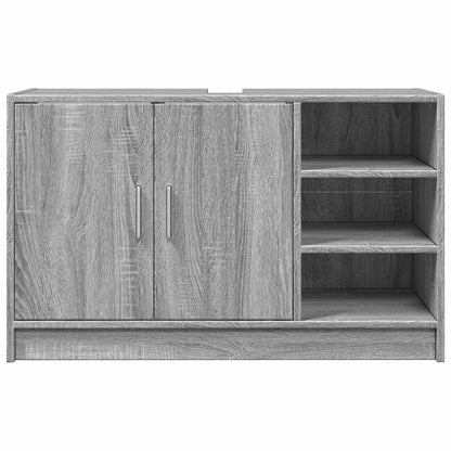 Sink Cabinet Grey Sonoma 90x29x55 cm Engineered Wood