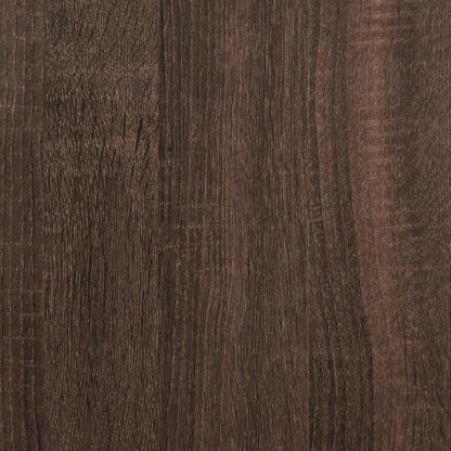 Sink Cabinet Brown Oak 90x29x55 cm Engineered Wood