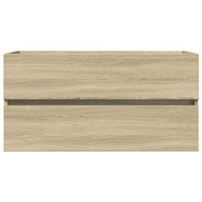 Sink Cabinet Sonoma Oak 90x38.5x45 cm Engineered Wood