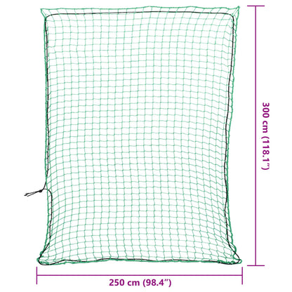 Trailer Net with Elastic Rope Green 3x2.5 m PP