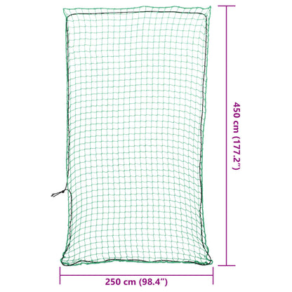 Trailer Net with Elastic Rope Green 4.5x2.5 m PP