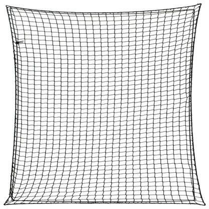 Trailer Net with Elastic Rope Black 3x3 m PP