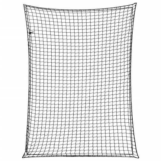 Trailer Net with Elastic Rope Black 4x3 m PP