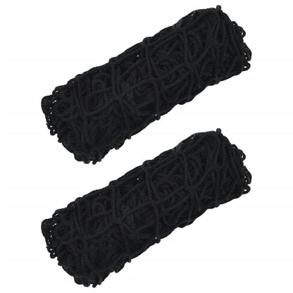 Hay Nets 2 pcs Rectangular Black 90x60 cm PP
