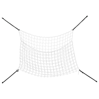 Hay Nets 2 pcs Rectangular White 90x60 cm PP