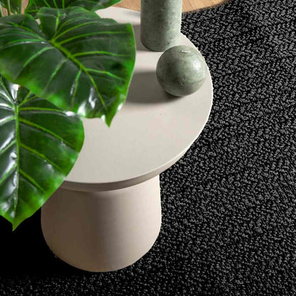 Rug ZIZUR Anthracite 160x230 cm Jute Look Indoor and Outdoor