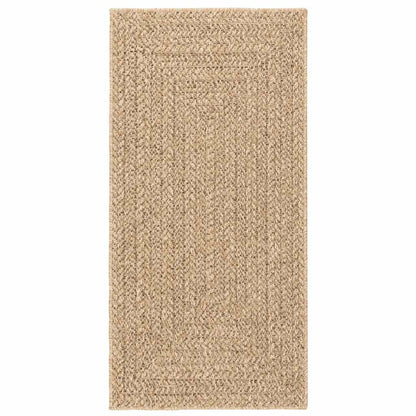 Rug ZIZUR Beige 60x110 cm Jute Look Indoor and Outdoor