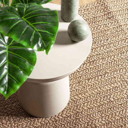 Rug ZIZUR Beige 80x150 cm Jute Look Indoor and Outdoor