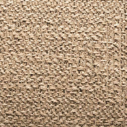 Rug ZIZUR Beige 140x200 cm Jute Look Indoor and Outdoor