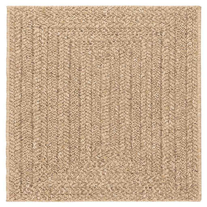 Rug ZIZUR Beige 240x340 cm Jute Look Indoor and Outdoor