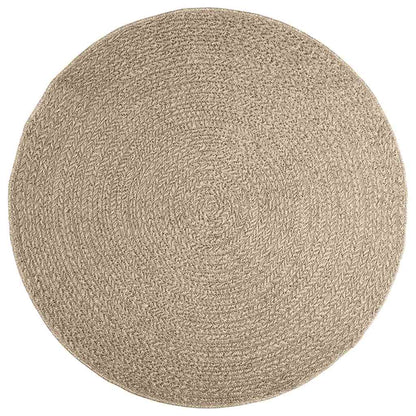Rug ZIZUR Beige Ø 160 cm Jute Look Indoor and Outdoor