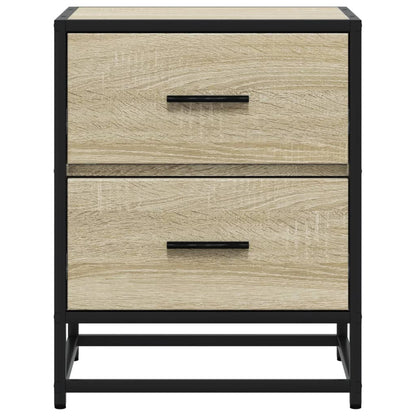 Bedside Cabinets 2 pcs Sonoma Oak 40x31x50 cm Engineered Wood