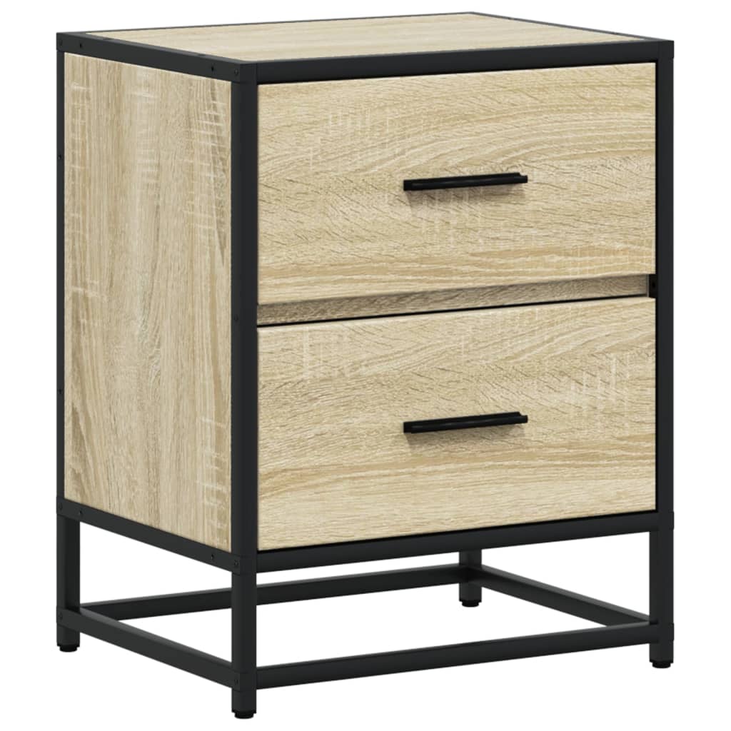 Bedside Cabinets 2 pcs Sonoma Oak 40x31x50 cm Engineered Wood