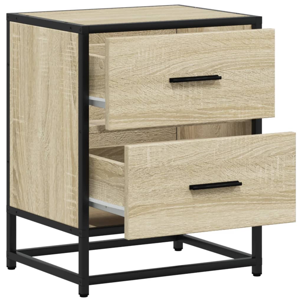 Bedside Cabinets 2 pcs Sonoma Oak 40x31x50 cm Engineered Wood