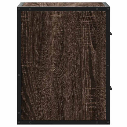 Wall-mounted Bedside Cabinets 2 pcs Brown Oak 40x31x39.5 cm