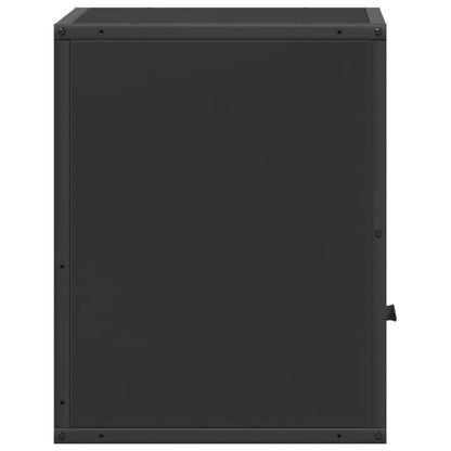 Wall-mounted Bedside Cabinets 2 pcs Black 40x31x39.5 cm