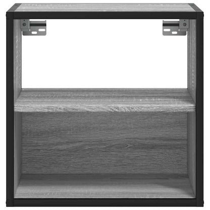Wall-mounted Bedside Cabinets 2 pcs Grey Sonoma 40x31x39.5 cm