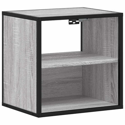 Wall-mounted Bedside Cabinets 2 pcs Grey Sonoma 40x31x39.5 cm